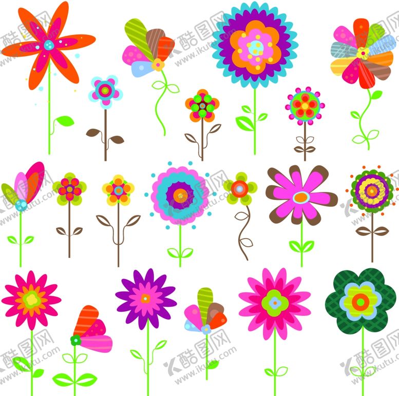 编号：62749111012201181292【酷图网】源文件下载-卡通花