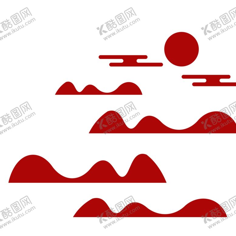 编号：47098304300008045454【酷图网】源文件下载-国潮装饰元素