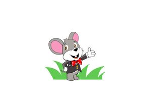 手绘卡通老鼠