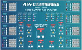 2022卡塔尔世界杯 赛程表