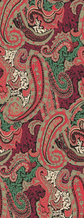 复古花卉几何图案素材集