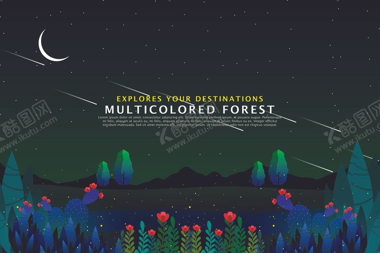 编号：49273410011327559740【酷图网】源文件下载-自然风光插画