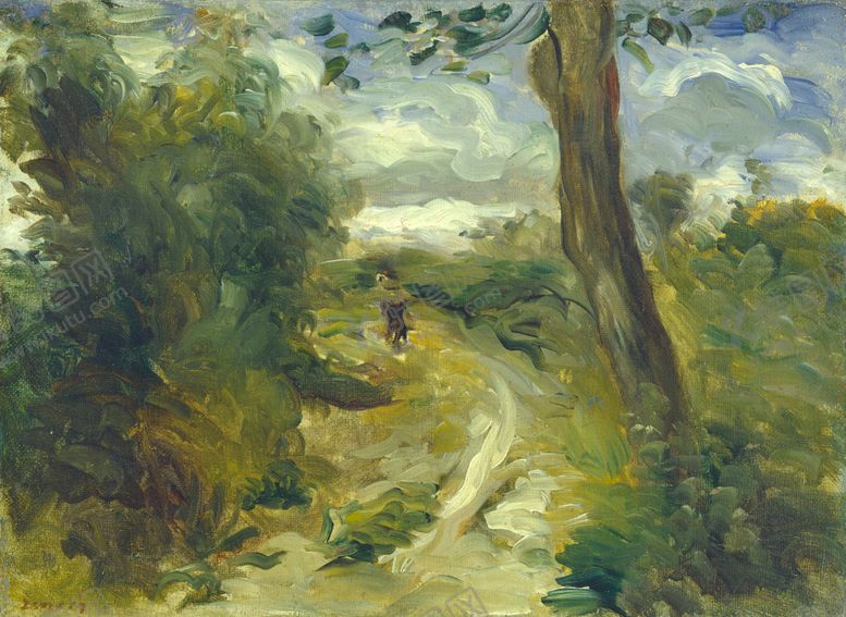 编号：48721410041226311571【酷图网】源文件下载-复古色调风景油画