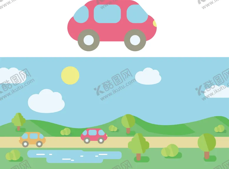 编号：97075310191142298222【酷图网】源文件下载-卡通汽车
