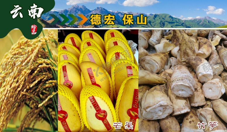 编号：80332410311102262522【酷图网】源文件下载-德宏保山特色特产