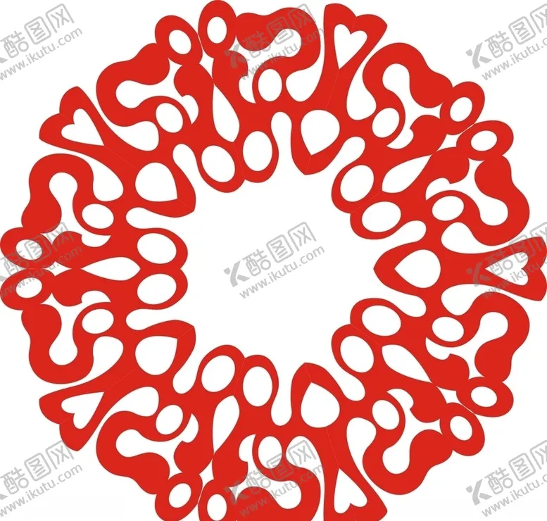 编号：93783806272115304403【酷图网】源文件下载-六角剪花窗花纸图案背景元素