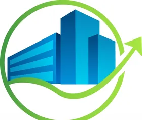 大气蓝色房地产LOGO