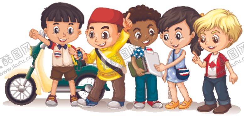 编号：65481406171803569471【酷图网】源文件下载-卡通学生
