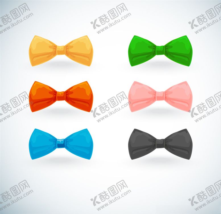 编号：30309410250621439332【酷图网】源文件下载-矢量蝴蝶结素材