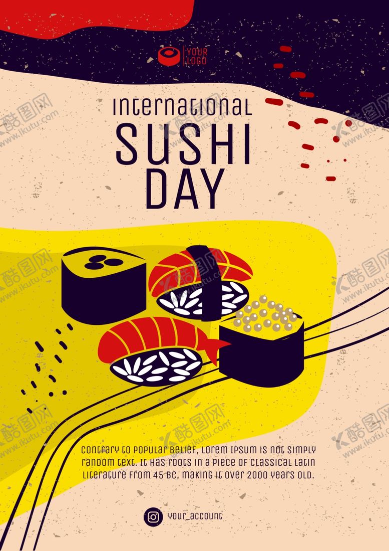 编号：26853706290326393686【酷图网】源文件下载-复古日料点菜单