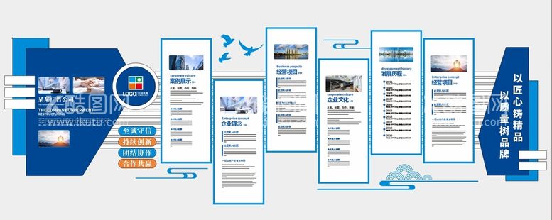 编号：42085412160134032919【酷图网】源文件下载-企业文化墙 发展历程
