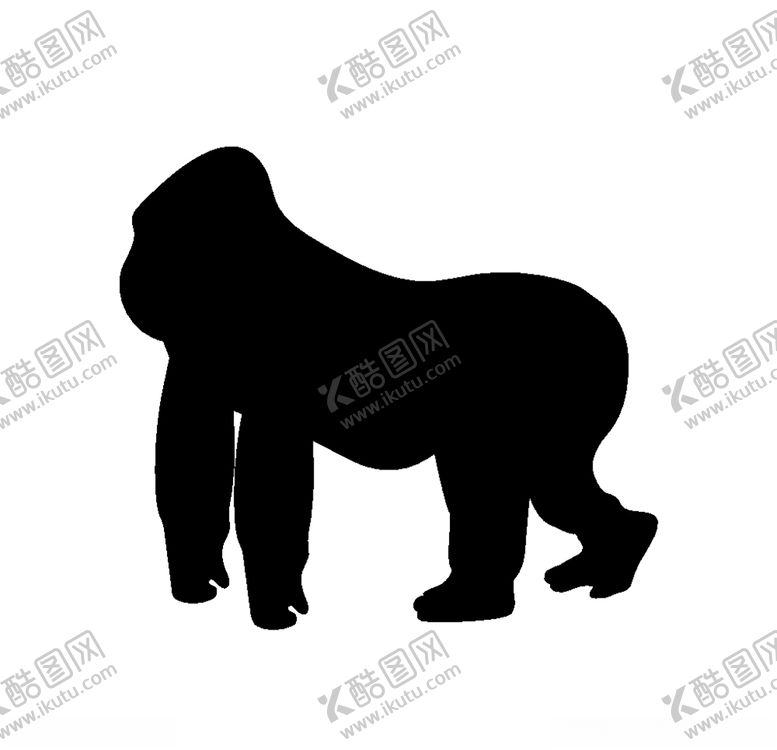 编号：19490610111351452742【酷图网】源文件下载-动物剪影