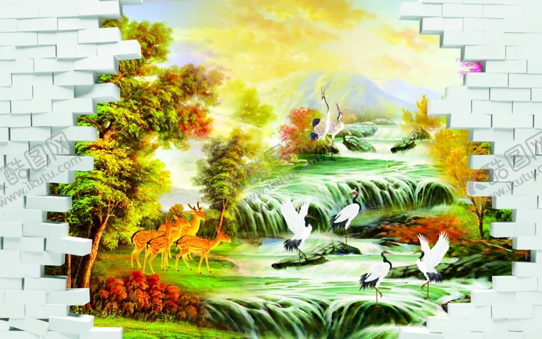 编号：47922306301703313941【酷图网】源文件下载-装饰画背景墙