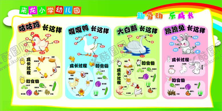 编号：57613805250510529397【酷图网】源文件下载-幼儿园认识动物