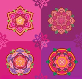 民族花纹
