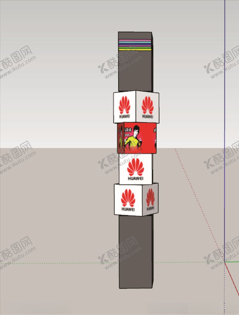 编号：11425407061057246277【酷图网】源文件下载-精神堡垒SU模型