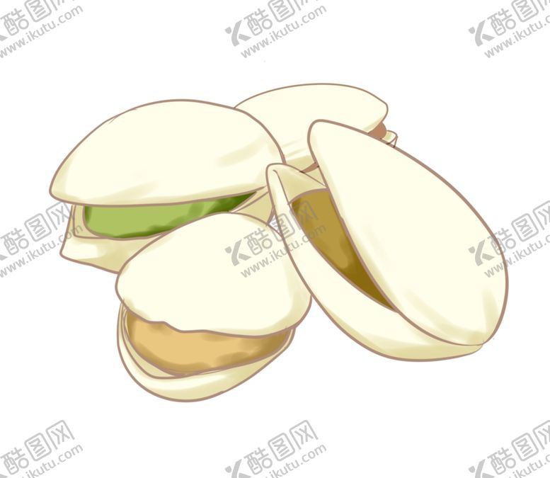 编号：43179804191728309222【酷图网】源文件下载-手绘开心果插画