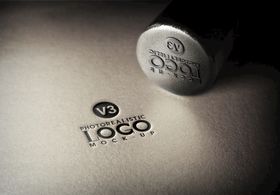 logo样机海报智能贴图光盘铅笔