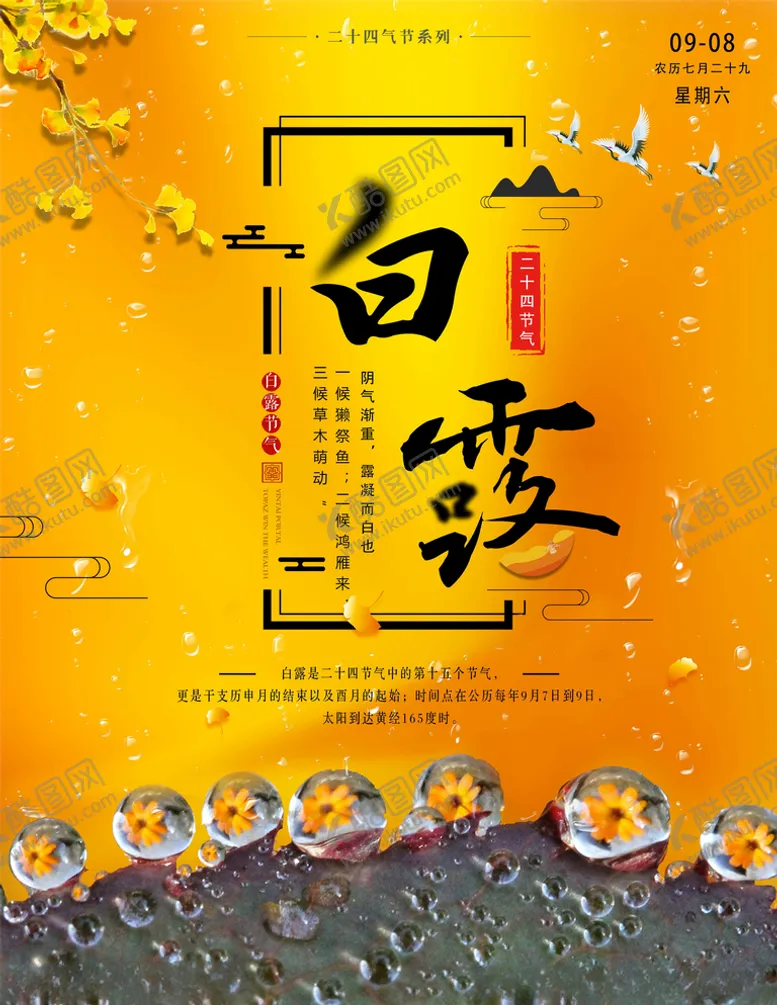 编号：14892904301236023378【酷图网】源文件下载-白露