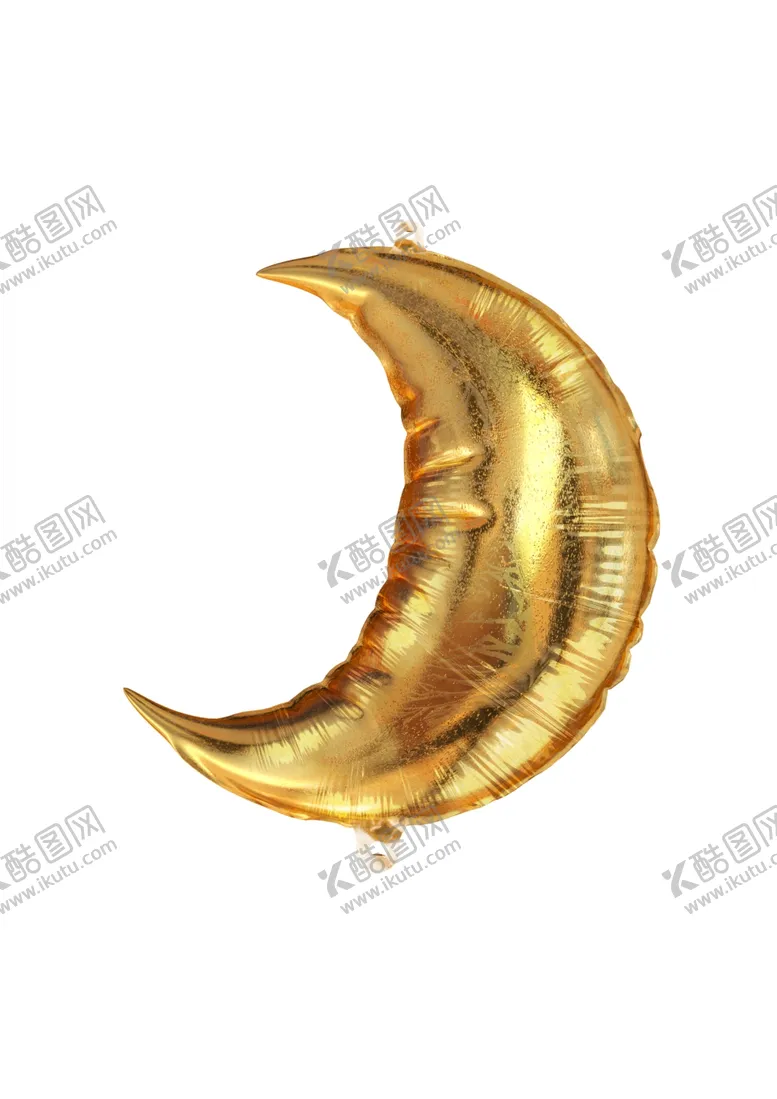 编号：84309304061319017607【酷图网】源文件下载-金色月亮气球