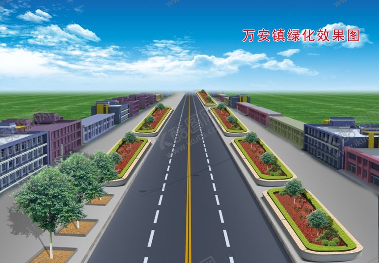 编号：37664309261837003732【酷图网】源文件下载-绿化效果图