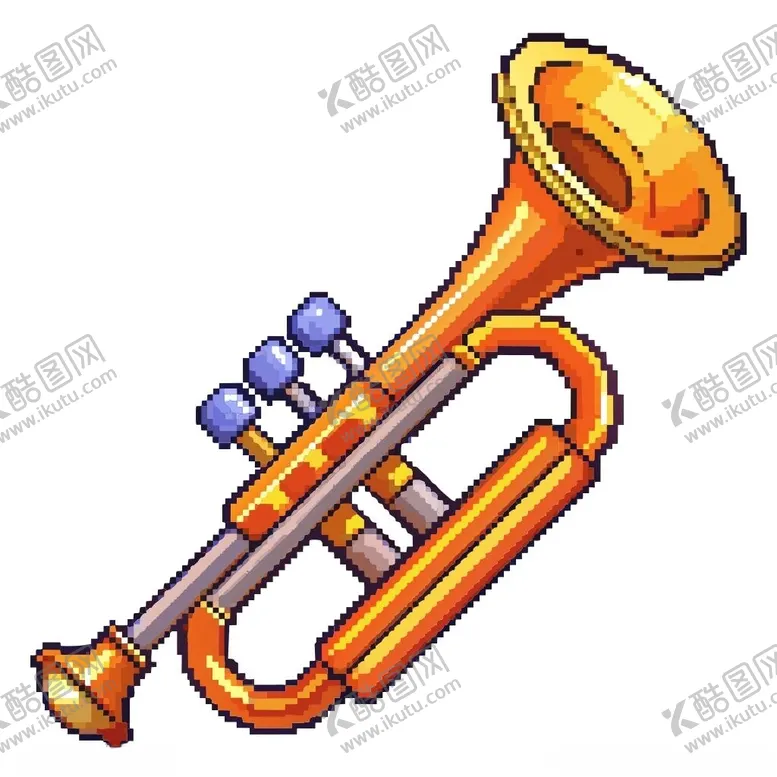 编号：77204302251614546187【酷图网】源文件下载-像素风格小号