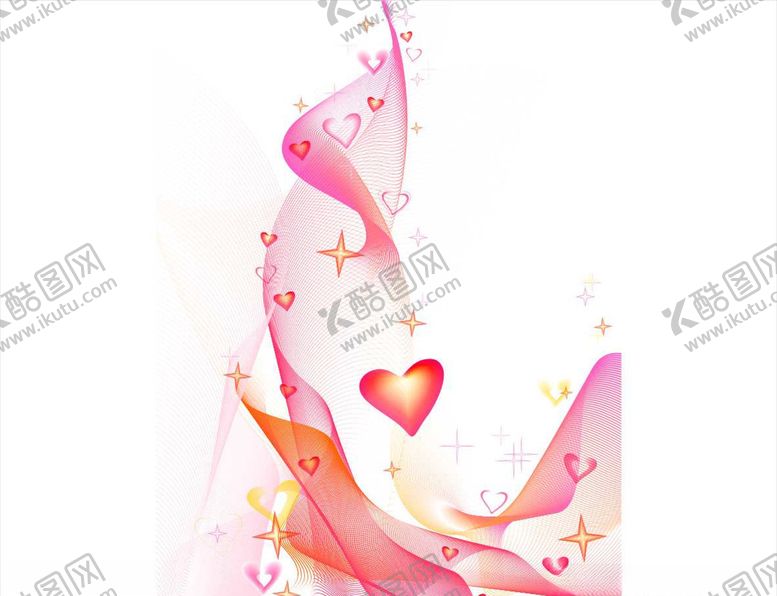 编号：53634210061049237447【酷图网】源文件下载-矢量红心背景