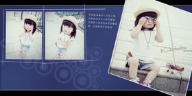 小小鬼精灵通用相册PSD模板