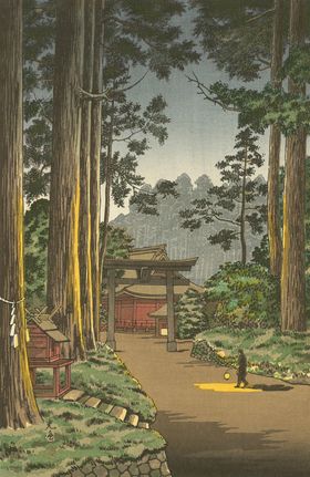 土屋光逸版画