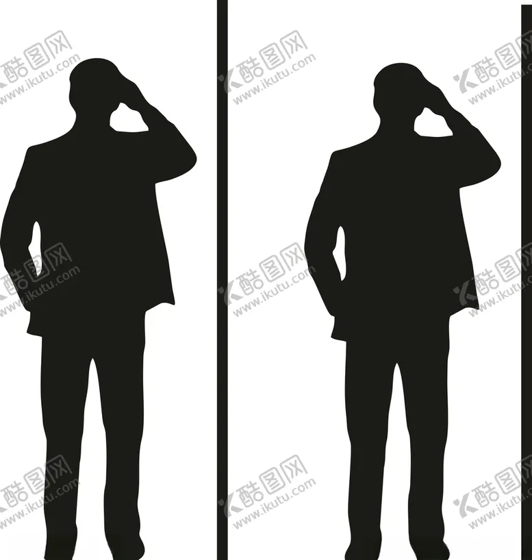 编号：26635404202344244070【酷图网】源文件下载-人物剪影