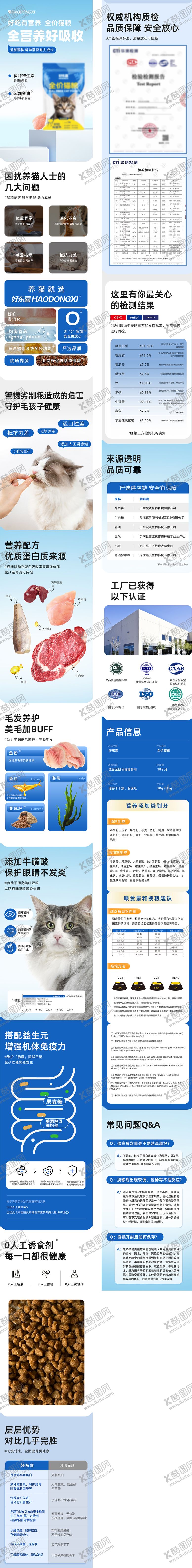 编号：90868011301930089271【酷图网】源文件下载-淘宝新款猫粮狗粮宠物详情