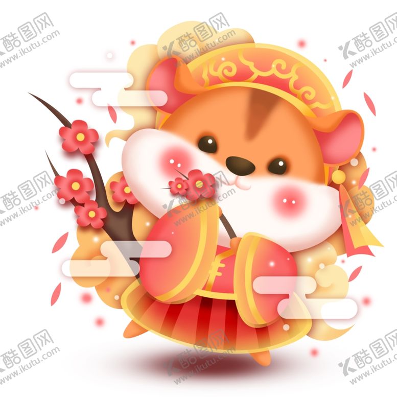 编号：15222909260408083751【酷图网】源文件下载-鼠年春节鼠年迎新春鼠年新年