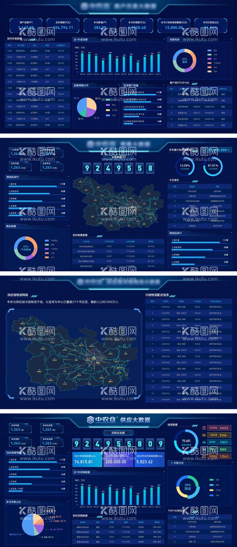 编号：64314411181441367647【酷图网】源文件下载-大数据可视化图界面设计