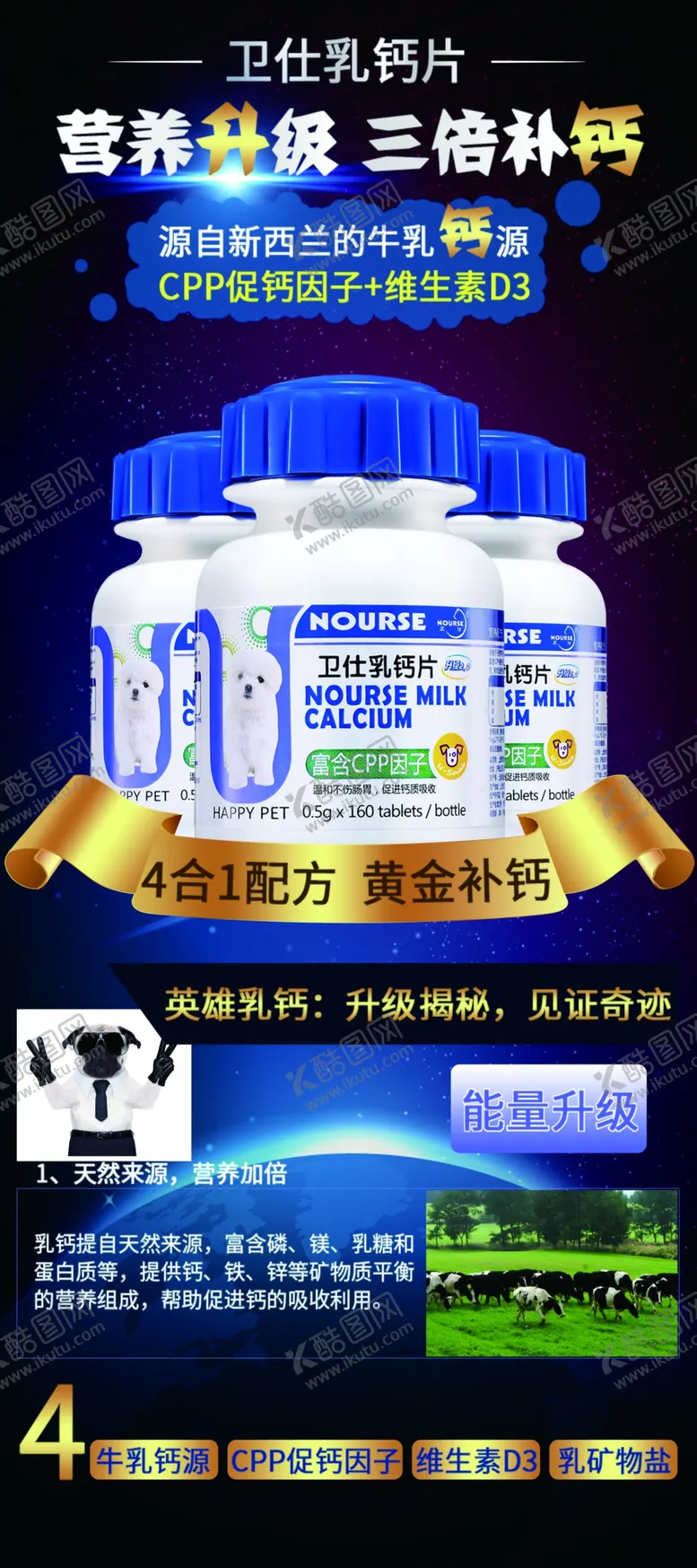 编号：10384609241255443297【酷图网】源文件下载-营养升级保健药品宣传展架