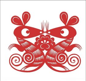 剪纸老鼠