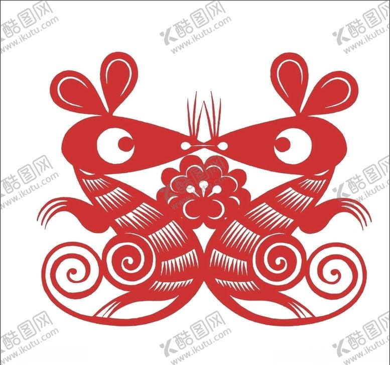 编号：87586606270820583230【酷图网】源文件下载-剪纸老鼠