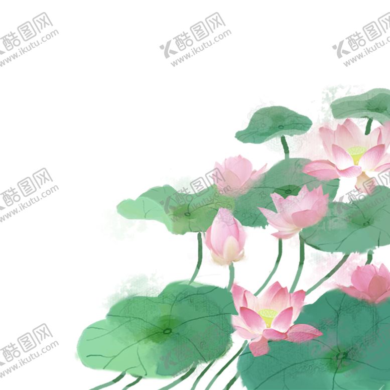 编号：48781804210231496040【酷图网】源文件下载-荷花元素