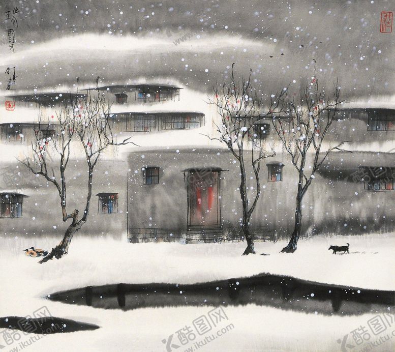 编号：32975009290812183204【酷图网】源文件下载-中式山水风景画