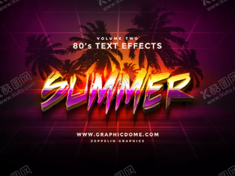 编号：43036310090343382894【酷图网】源文件下载-炫彩立体字样机