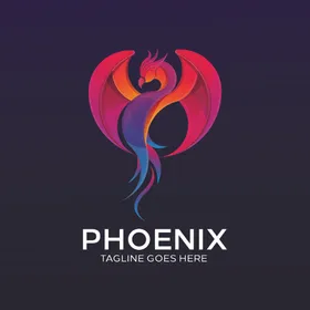 标志设计手绘品牌LOGOAI背景素材