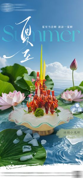 酒店夏至节气海报