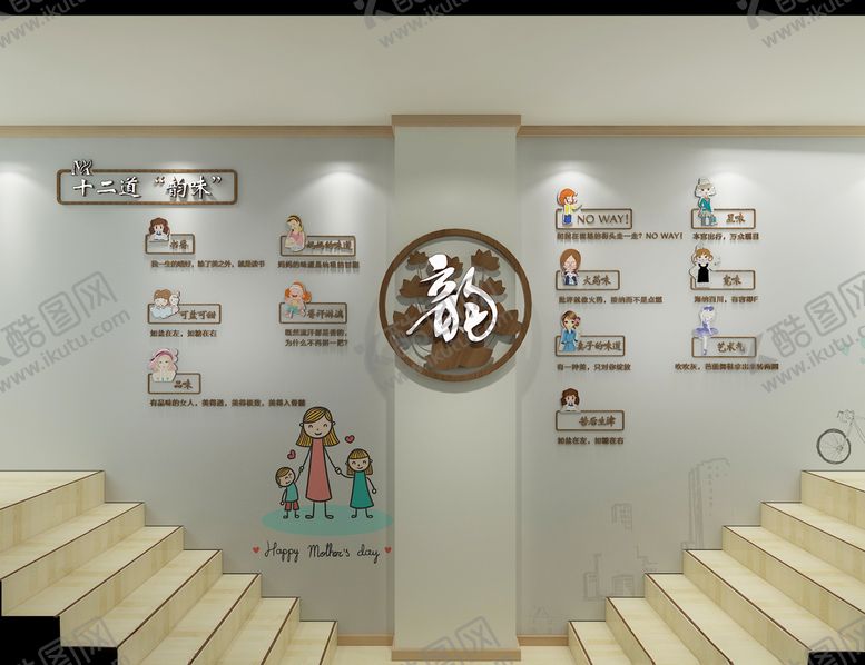 编号：16067204301355212787【酷图网】源文件下载-韵味妈妈形象墙