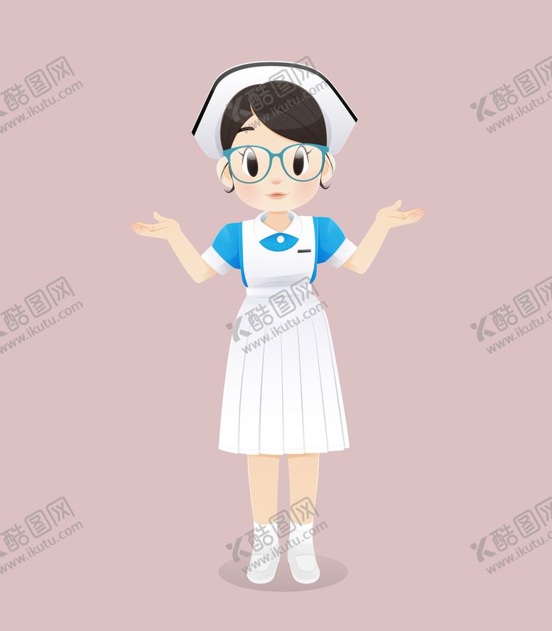 编号：28107910100751429653【酷图网】源文件下载-手绘护士
