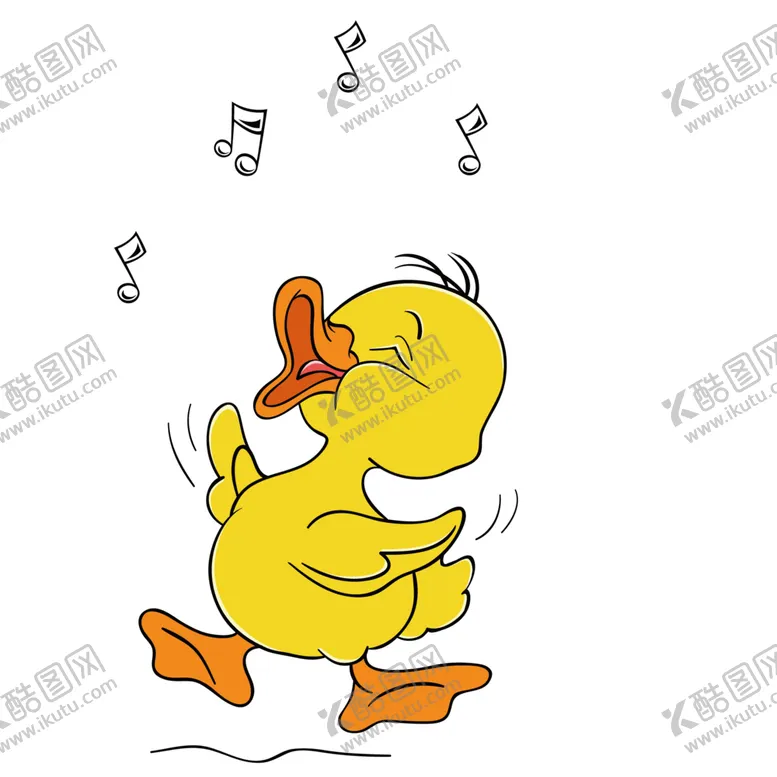 编号：10921312110757159868【酷图网】源文件下载-卡通小鸭子