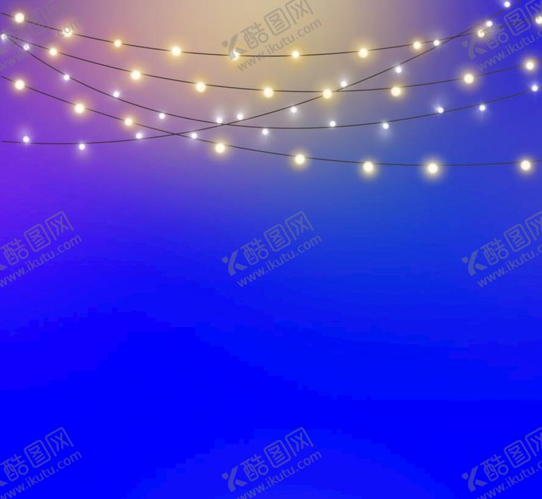编号：80575610232357281873【酷图网】源文件下载-彩色串灯星空灯带灯珠免抠图