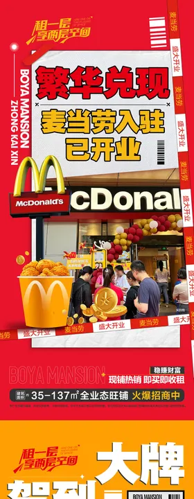 麦当劳开业