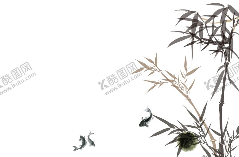 编号：31116105042351345416【酷图网】源文件下载-水墨竹子