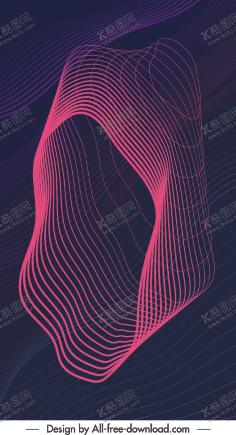 编号：27369809191046454857【酷图网】源文件下载-炫彩曲线