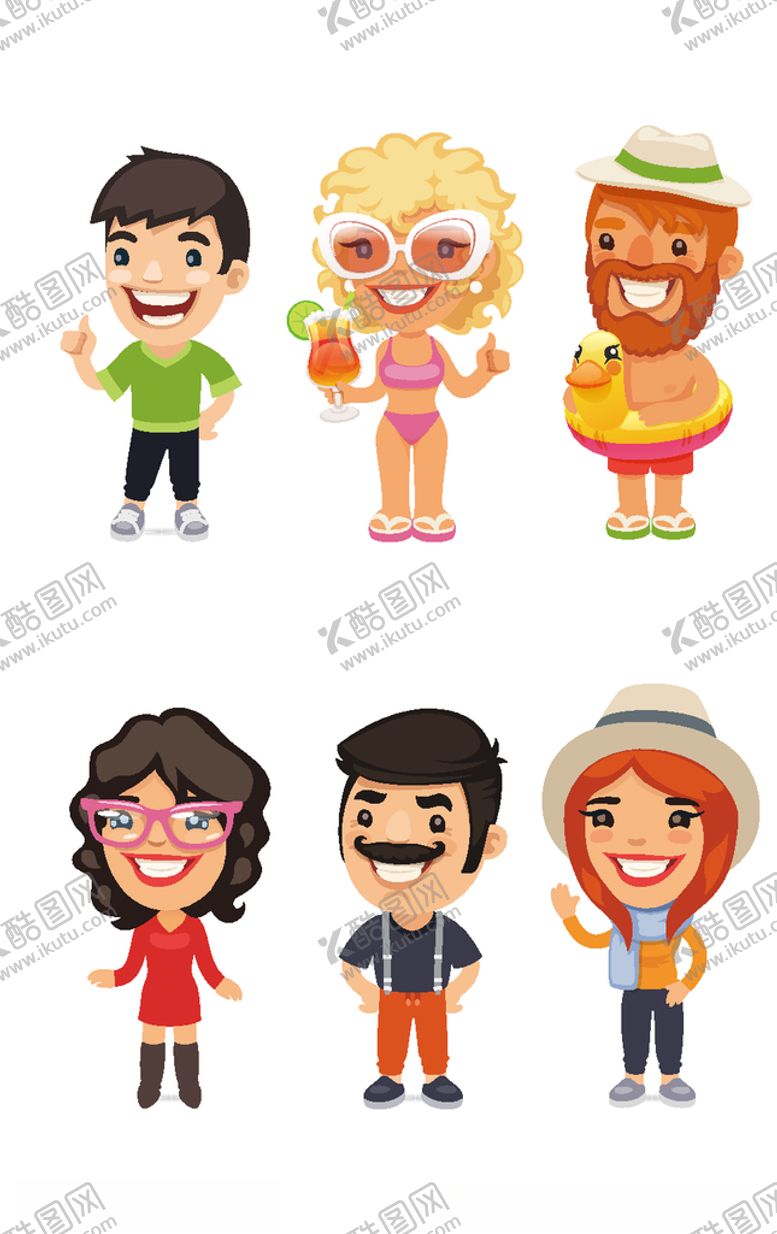 编号：18476009210801228032【酷图网】源文件下载-职业卡通人物