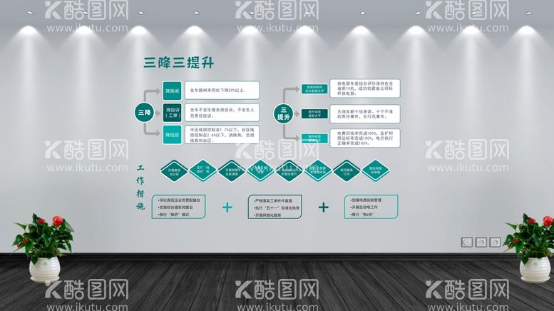 编号：76207211240006146070【酷图网】源文件下载-国家电网三降三提升